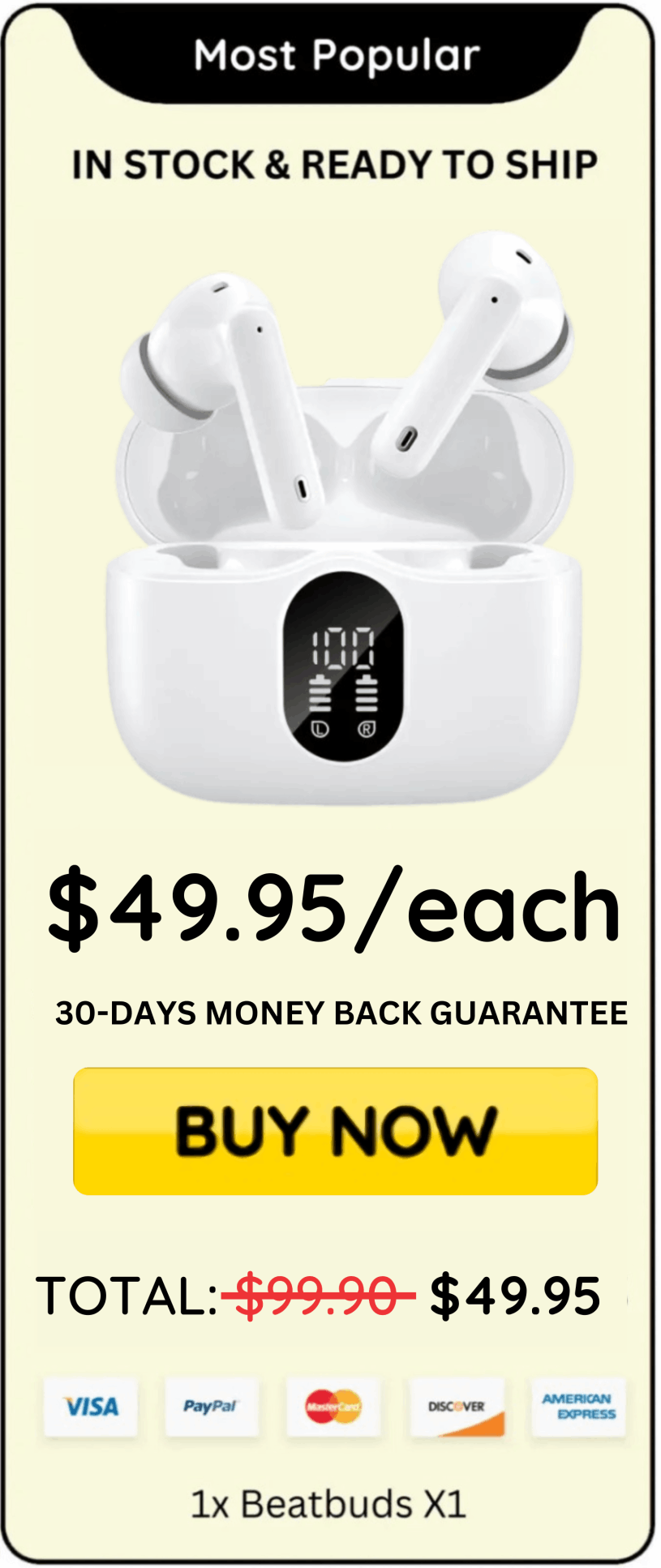 Beatbuds X1 offer price